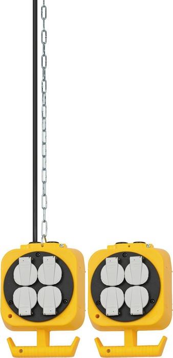 Pendelstromverteiler Stecker 230 V, 16 A 8x230V 3 x 1,5 mm² BRENNENSTUHL