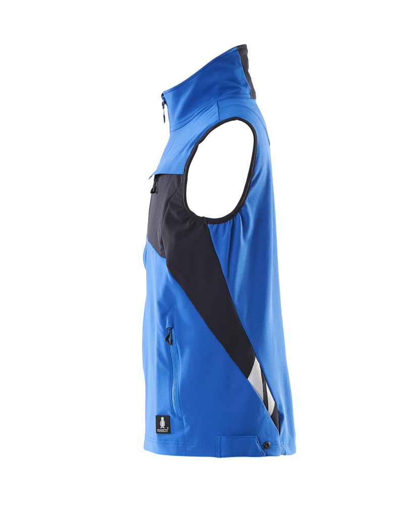 Weste ACCELERATE Azurblau/Schwarzblau XL