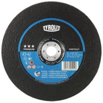 Schruppscheibe PREMIUM D230xS7mmKörnung 30 gekr.2in1 Bohr.22,23mm TYROLIT