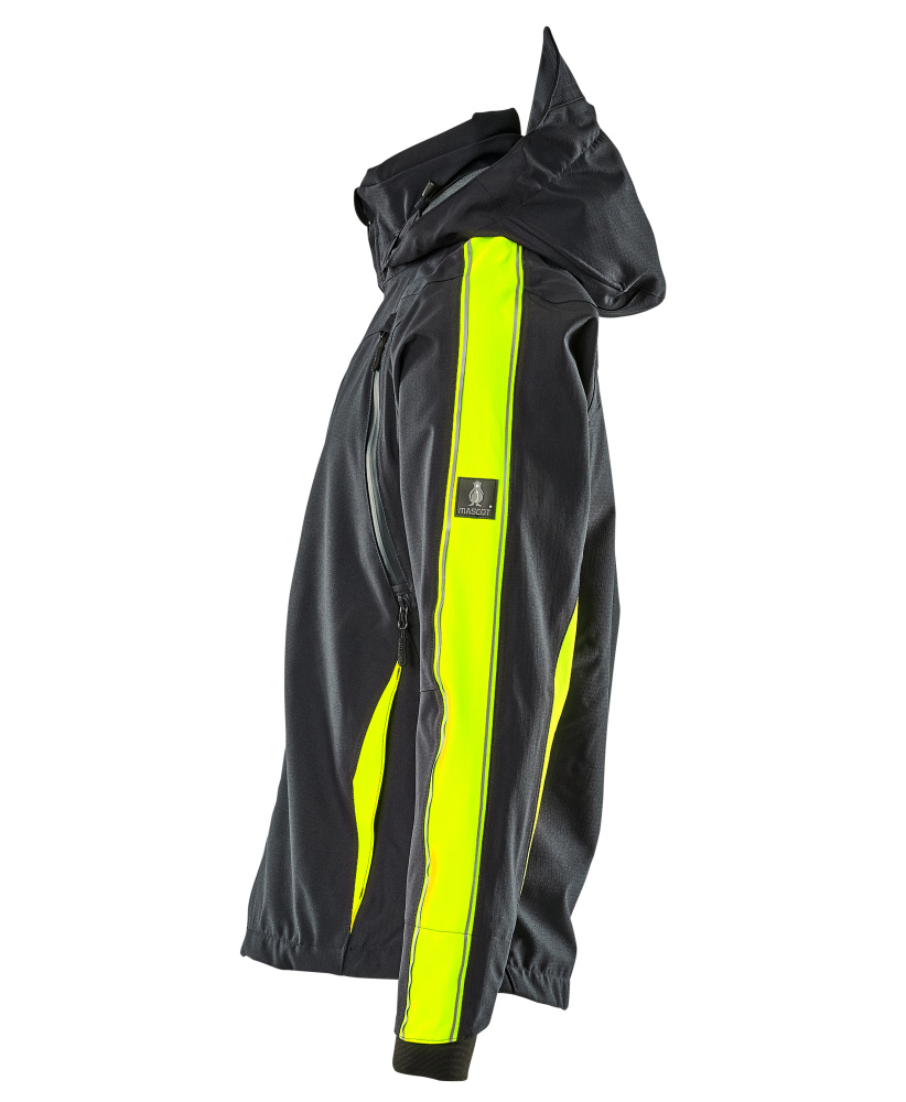 Hard Shell Jacke HARDWEAR Schwarz/Hi-vis Gelb S