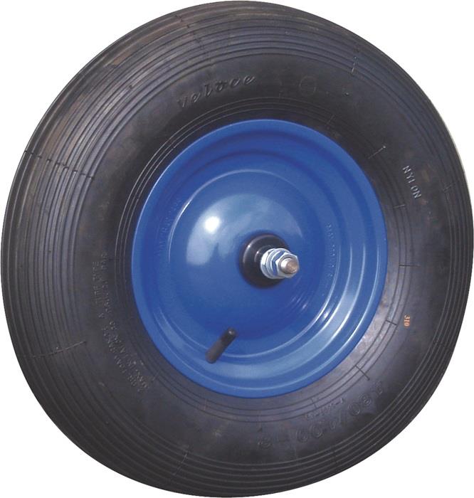 Rad Rad-D400 xB100mm mit Kugellager und Achse MÜBA