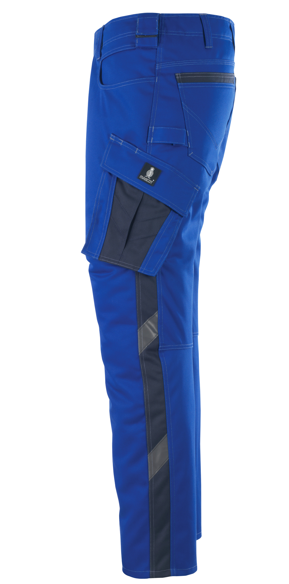 Hose mit Schenkeltaschen UNIQUE Kornblau/Schwarzblau 82C50