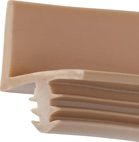 Türanschlagdg.L 2755 L.5m z.Einfräsen TPE blk beige ELLEN