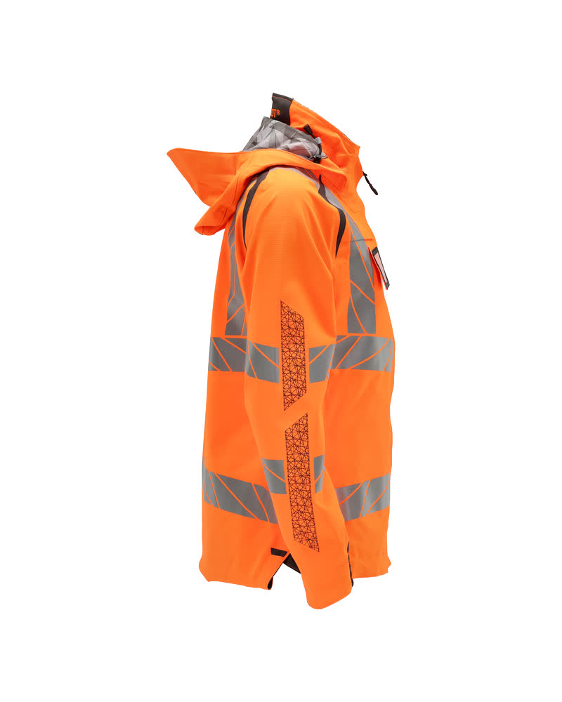 Damen-Passform Hardshelljacke ACCELERATE SAFE Hi-vis Orange/Dunkelanthrazit L