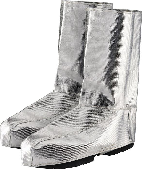 Hitzeschutzgamaschen Länge ca. 36 cm silber JUTEC