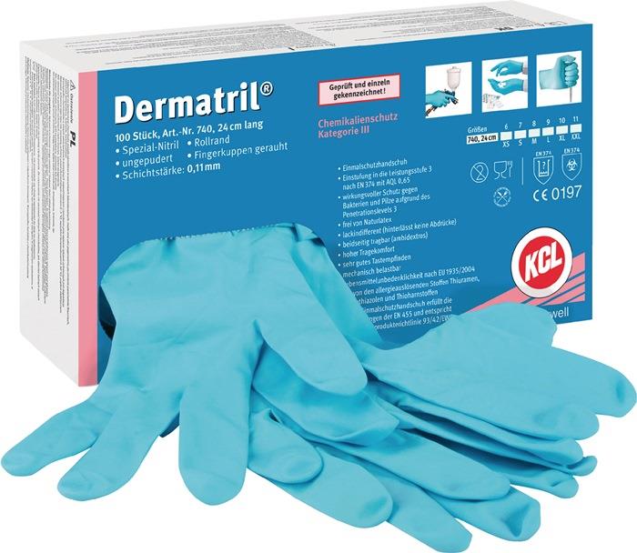 Einweghandschuhe Dermatril 740 100 Stück / Box 10