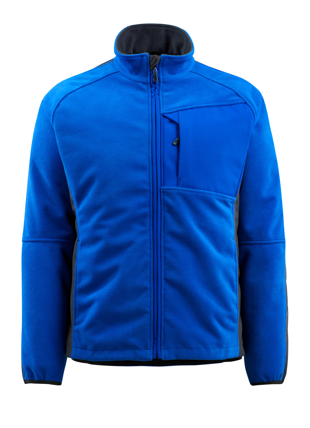 Fleecejacke UNIQUE Kornblau/Schwarzblau L