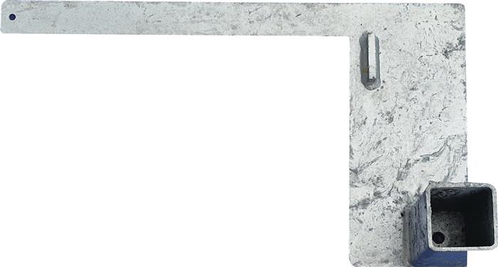 Geländerhalterung Metall passend für RoadPlate 23/05 170 mm