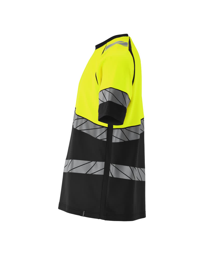 T-Shirt ACCELERATE SAFE Schwarz/Hi-vis Gelb L