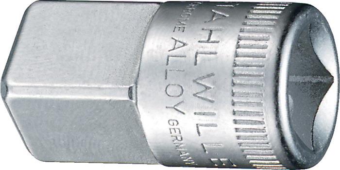 Vergrößerungsstück 432 Antrieb 3/8 ″ Abtrieb 1/2 ″ Länge 35 mm STAHLWILLE