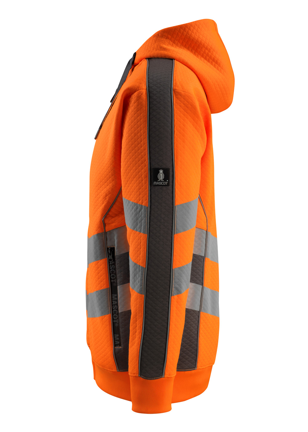 Kapuzenpullover mit Reißverschluss SAFE SUPREME Hi-vis Orange/Dunkelanthrazit 4XL