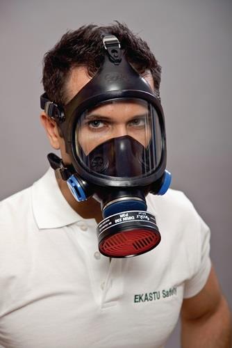 Atemschutzvollmaske C607 SELECTA EN 136 Kl.2,DIN EN 136,o.Filter EKASTU