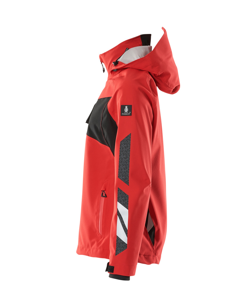 Damen-Passform Hardshelljacke ACCELERATE Verkehrsrot/Schwarz 3XL