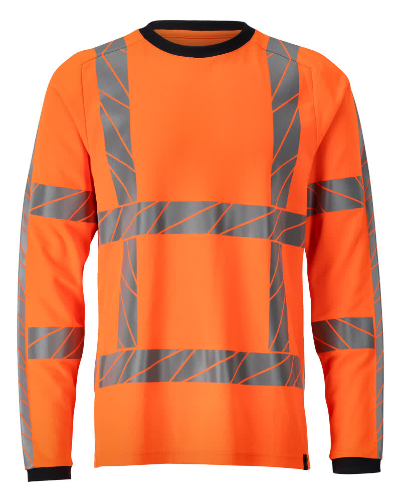 Langarmshirt ACCELERATE SAFE Hi-vis Orange M