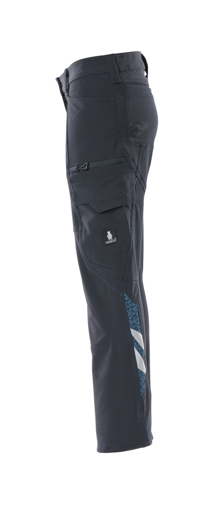 Damen-Passform PEARL Hose mit Schenkeltaschen ACCELERATE Schwarzblau 76C38