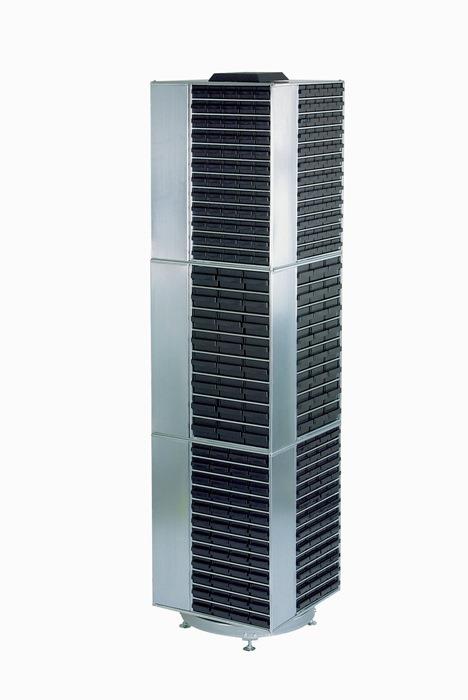 Drehturm B680xT680xH1760mm f.Magazine Serie 1200 (leer) galv. RAACO