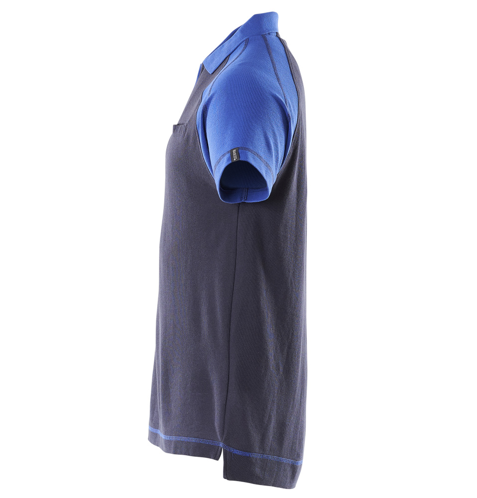 Polo-Shirt mit Brusttasche IMAGE Marine/Kornblau L