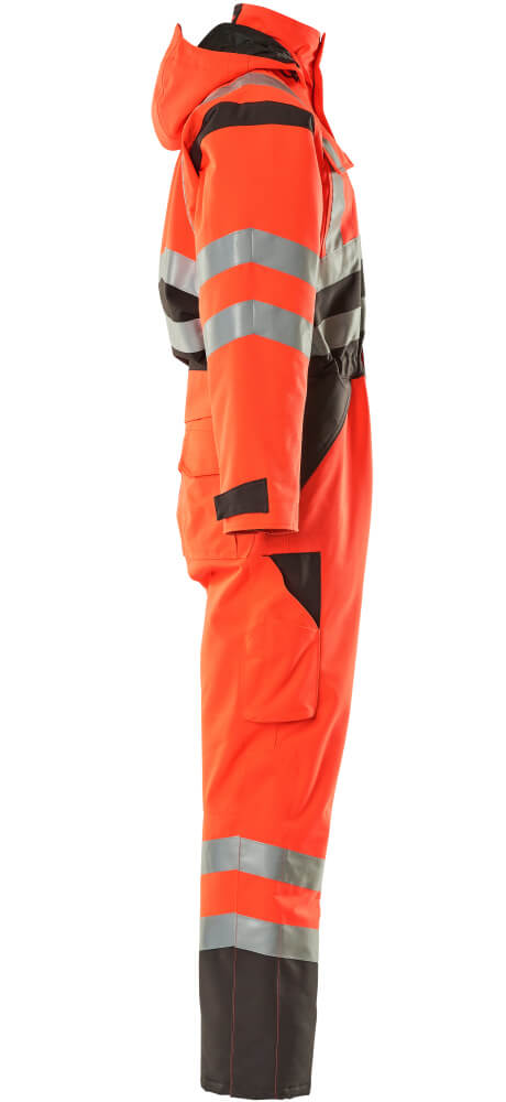 Winteroverall SAFE YOUNG Hi-vis Rot/Dunkelanthrazit 4XL