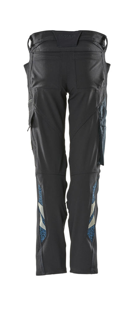 Damen-Passform PEARL Hose mit Knietaschen ACCELERATE Schwarzblau 76C34