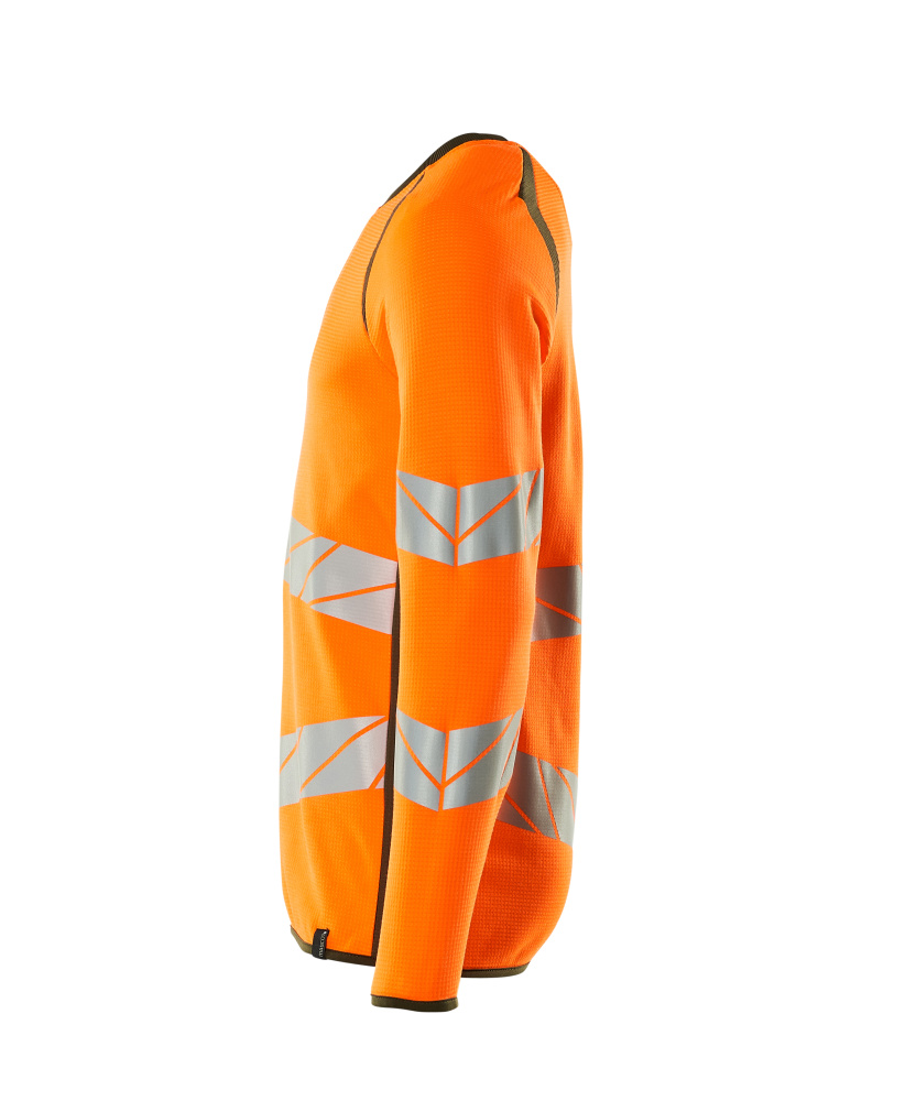 Sweatshirt ACCELERATE SAFE Hi-vis Orange/Moosgrün XL ONE