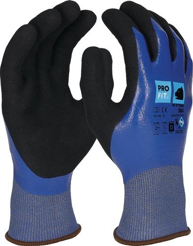 Schnitthandschuh Ultra DRY CUT D Gr.10 blau/schwarz EN 388,EN 407 PSA II PRO FIT
