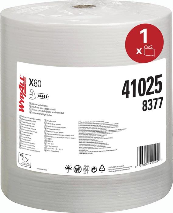 Wischtuch 1lagig Rolle 475 Tücher weiß 315 mm 310 mm