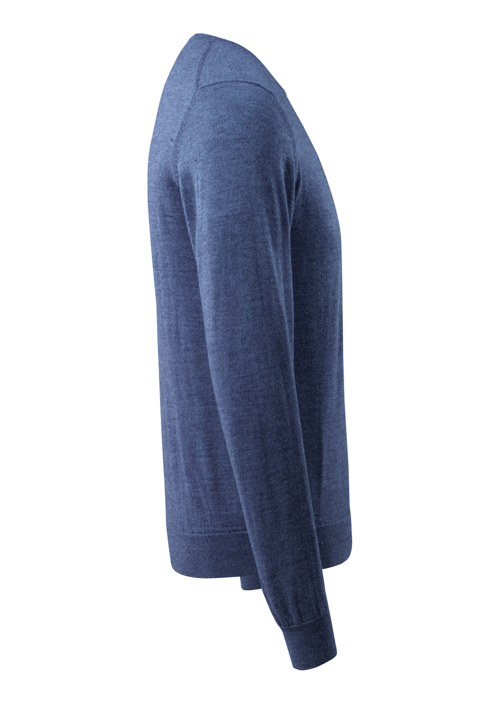 Strickpullover FRONTLINE Blau-meliert M