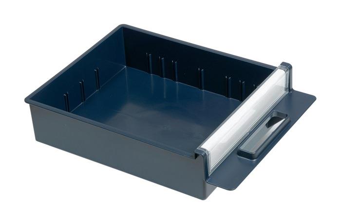 Frontscheibe B.260xH.50mm m.Etikett f.Regal-Schubl. f.Art.Nr.795665 RAACO