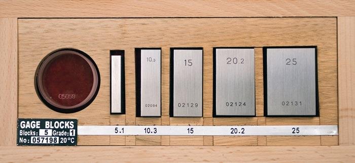 Parallelendmaß-Satz Toleranzklasse 1 5 teilig Stahl PROMAT