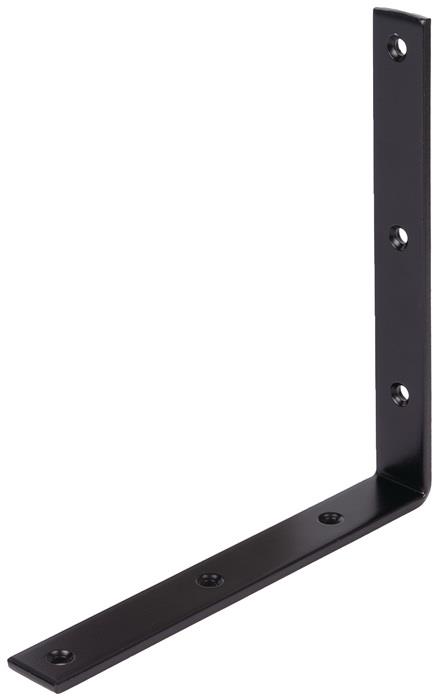 Balkenwinkel gleichschenklig verzinkt, schwarz kunststoffbeschich. 5 mm 200 mm 200 mm