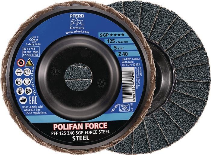 Fächerscheibe POLIFAN FORCE Zirkonkorund Z 40