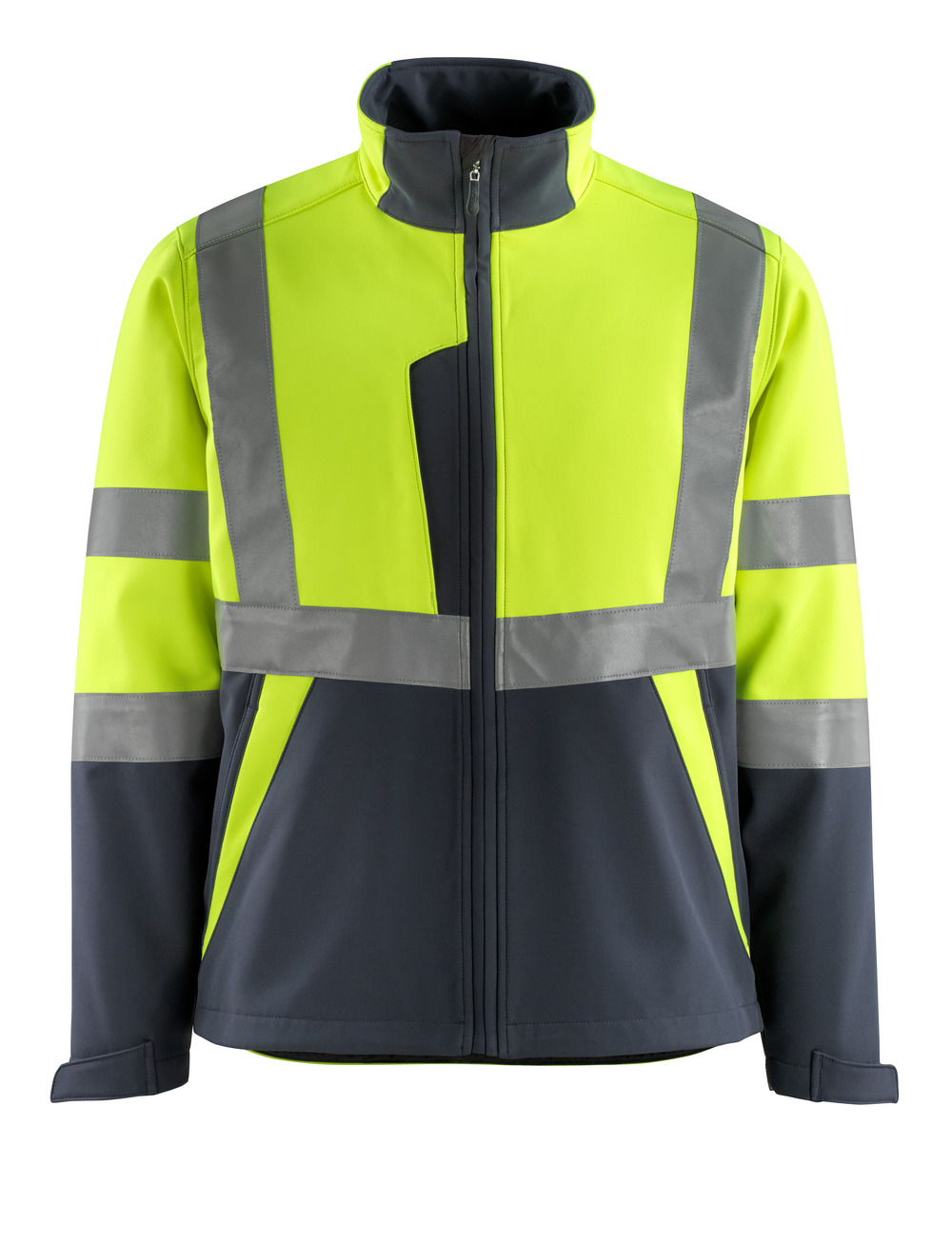 Softshelljacke SAFE LIGHT Hi-vis Gelb/Schwarzblau L