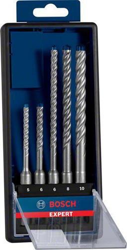 Hammerbohrersatz Expert plus 7X 5-tlg.SDS Plus Ku.-Kass.m.Euroloch BOSCH