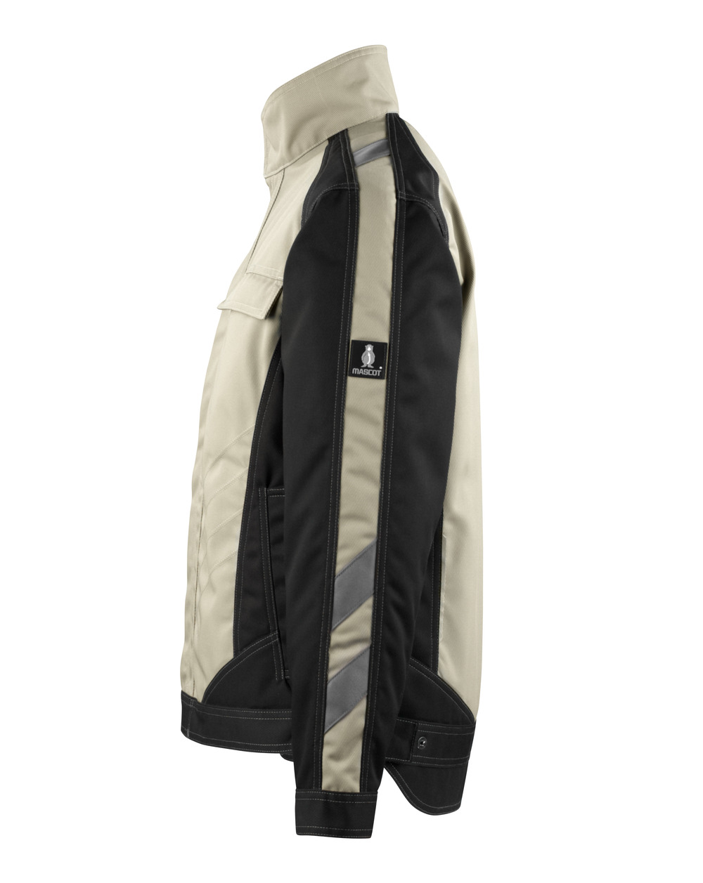 Jacke UNIQUE Hellkhaki/Schwarz L