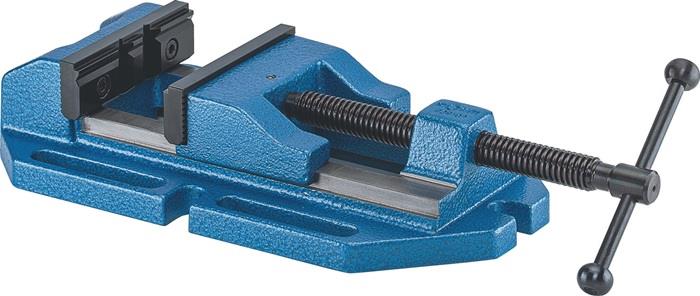 Bohrmaschinenschraubstock BOF Backenbreite 135 mm niedrig, stabil, mit Gewindespindel Spannweite 160 mm RÖHM