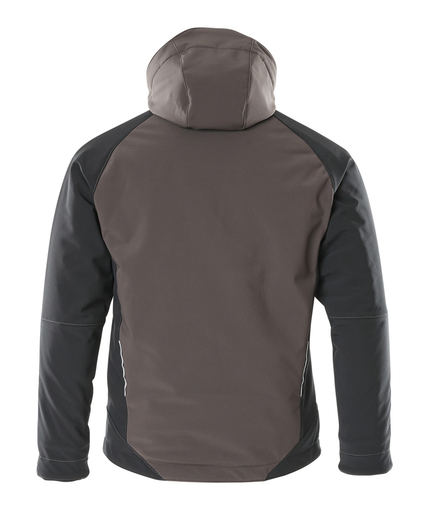 Winterjacke UNIQUE Dunkelanthrazit/Schwarz L