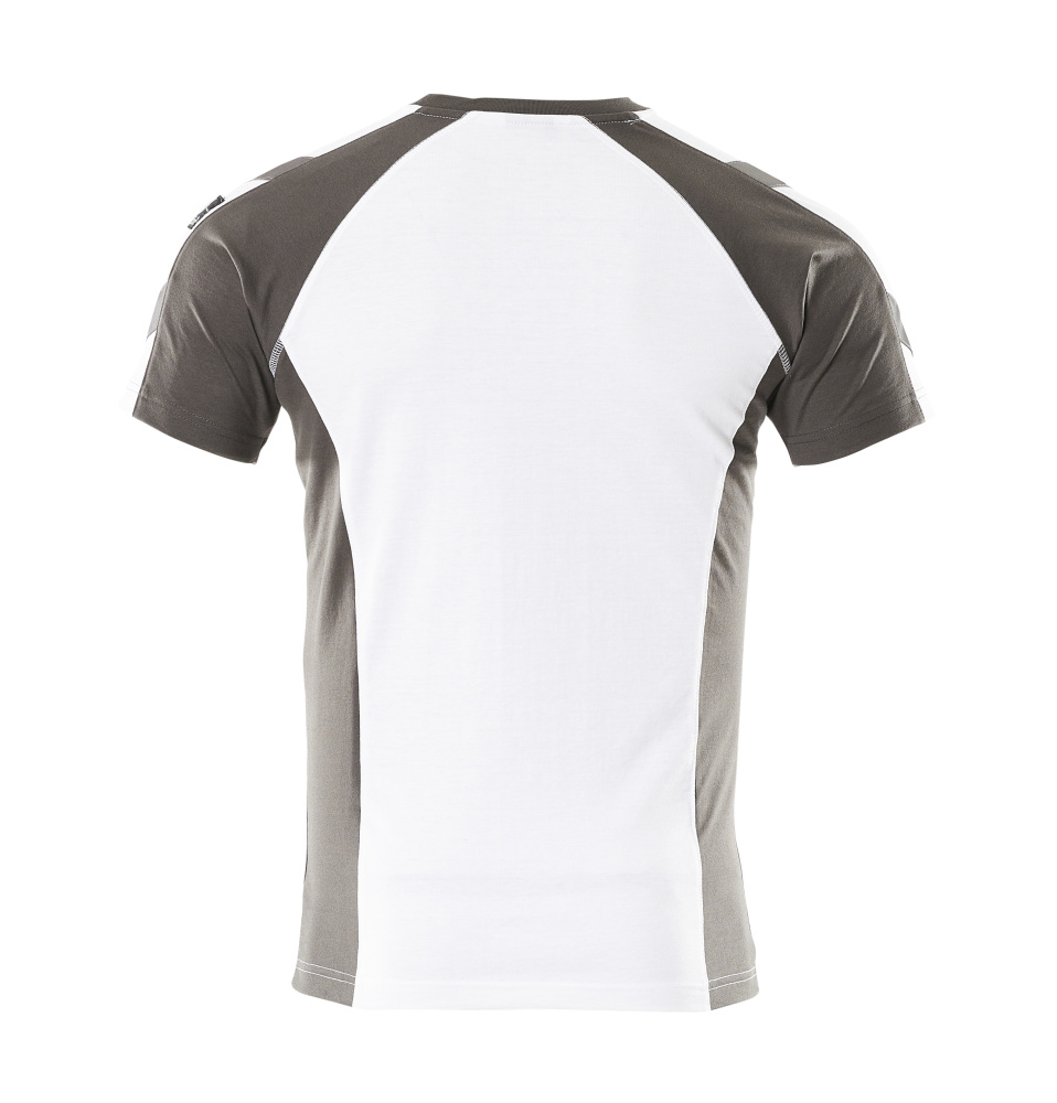 T-Shirt UNIQUE Weiß/Dunkelanthrazit L