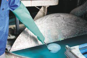 Chemiehandschuh Camatril 733 Gr.10 grün EN 388 EN 374 PSA III HONEYWELL