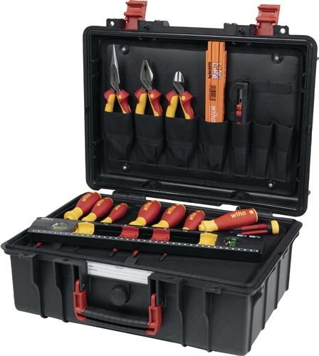 Werkzeugsortiment Basic Set L electric 45530 17-tlg.im Schutzkoffer WIHA