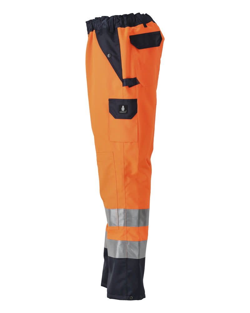 Überziehhose SAFE IMAGE Hi-vis Orange/Marine 2XL
