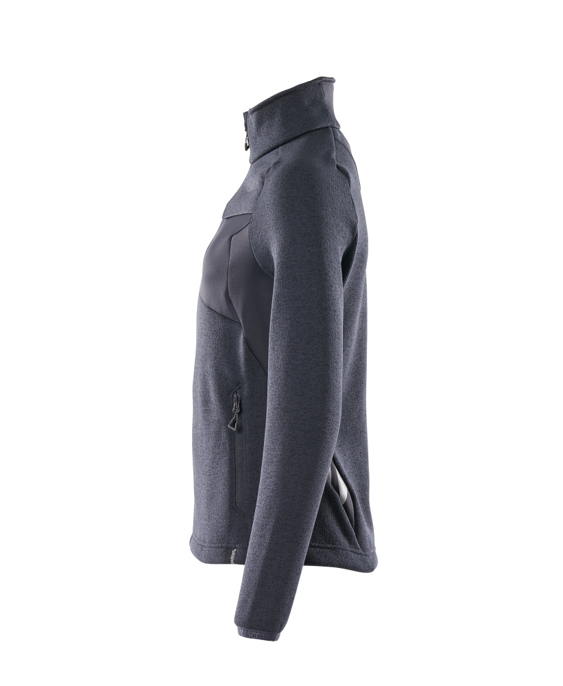 Damen-Passform Strickpullover mit Reißverschluss ACCELERATE Schwarzblau S