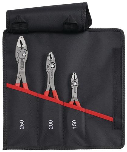 Greifzangenset TwinGrip® Inh.3-tlg.atram.Rolltasche KNIPEX