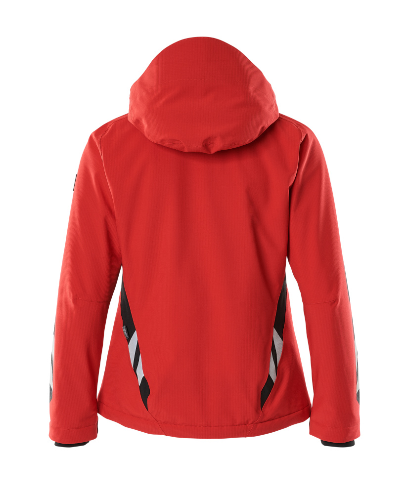Damen-Passform Winterjacke ACCELERATE Verkehrsrot/Schwarz M