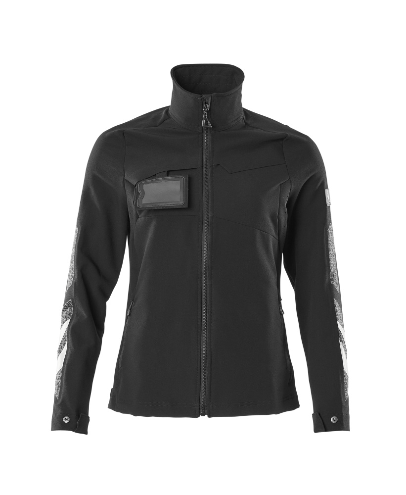 Damen-Passform Jacke ACCELERATE Schwarz 4XL