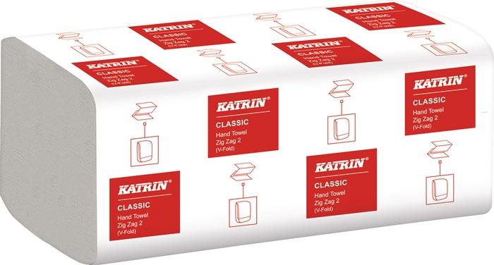 Falthandtuch Katrin Classic ZZ 2 L.ca.230 mmxB.ca.244 mm weiß 2-lagig ZickZack ELOS
