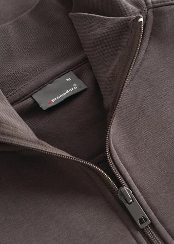 Sweatshirt Troyer Side Pocket Gr.L charcoal PROMODORO