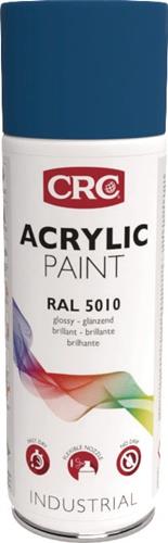 Farbschutzlackspray ACRYLIC PAINT enzianbl. glänzend RAL5010 400ml Spraydose CRC