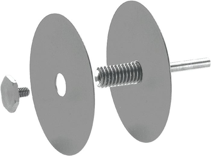 Werkzeughalter PVR 6/13 1-25 passend für POLINOX Schleifvliesscheiben Schaft-Ø 6 mm für Bohrungs-Ø 13 mm PFERD TOOLS