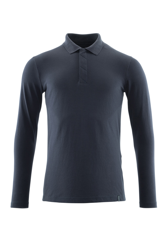Polo-Shirt, Langarm CROSSOVER Schwarzblau 2XLONE