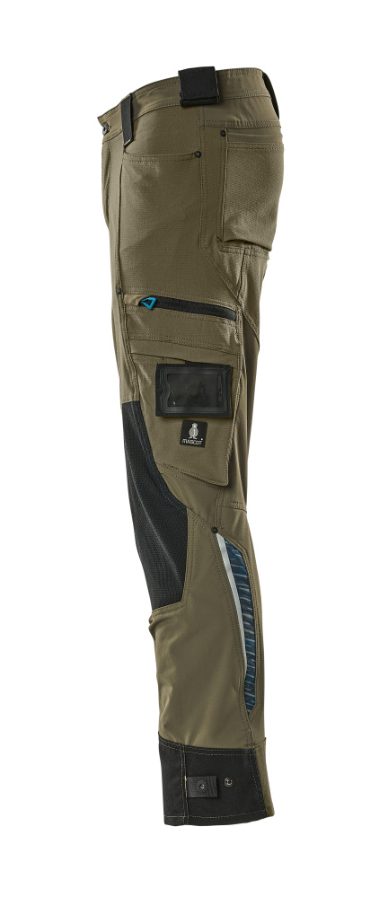 Hose mit Knietaschen ADVANCED Moosgrün 76C42